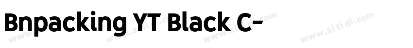 Bnpacking YT Black C字体转换